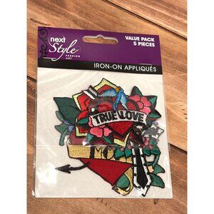 Next Style True Love Tattoo Inspired Iron-On Embroidered Appliqués WDD15244